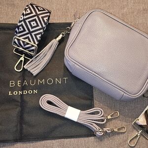 Beaumont London Lavender Crossbody Bag